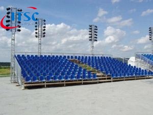 Se vende tribuna de estadio de 10x10m para carrera de tenis