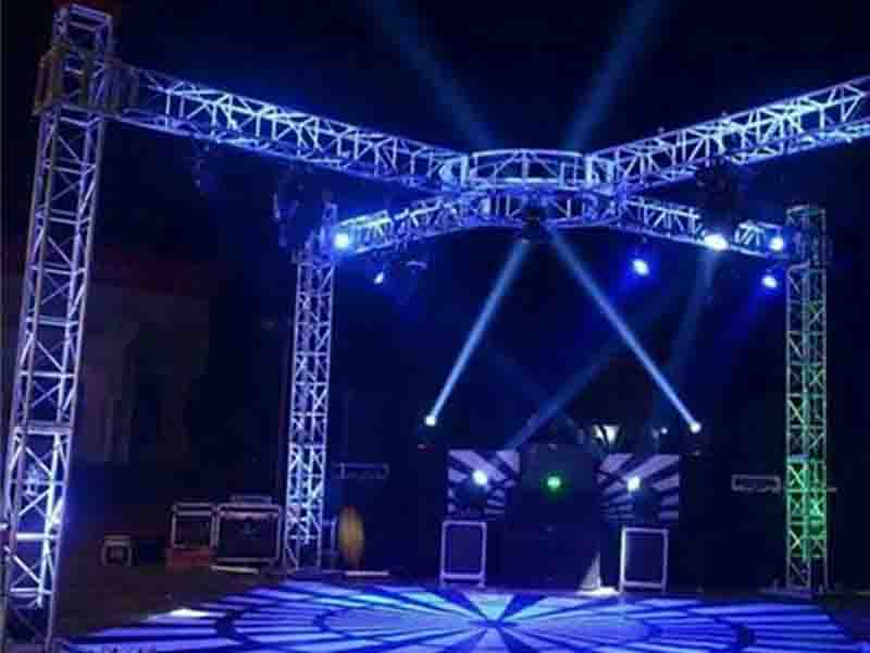 round truss wedding setup round truss wedding setup