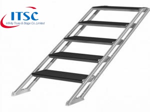 Escaleras de madera contrachapada de altura regulable para 0,8-1,2 m h etapas portátiles