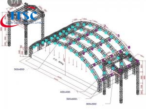  10m Chiina Túnel gráfico Truss Stage Techo para comprar