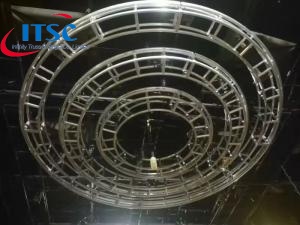 Braguero circular de la iluminación de la etapa de la caja de perno de aluminio resistente del 12m