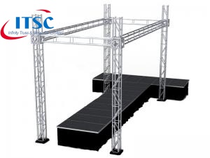 Sistema portátil de la etapa de la pista del desfile de moda de la pasarela de 32x20ft