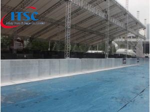 Barreras protectoras para eventos de conciertos de 6 m a la venta con esquina
        