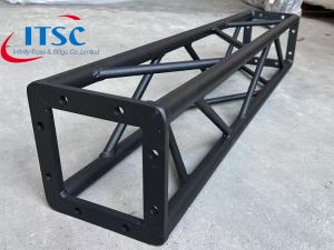  200 mm truss cuadrado de aluminio recubierto de polvo negro