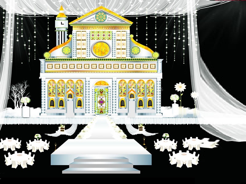 ¿Cómo hacer la decoración del escenario de la boda?