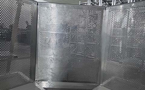 Barreras de aluminio para conciertos Versa Corner a EE. UU.
