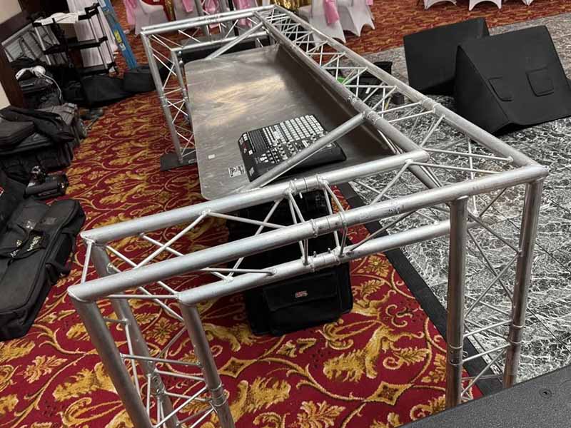 Etapa de celosía de caja de aluminio para la venta