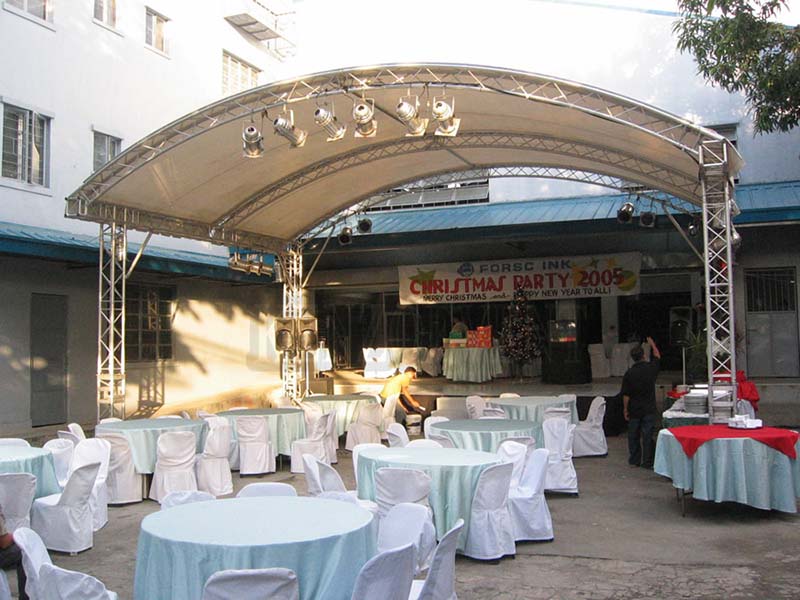 Truss de escenario móvil de aluminio al aire libre para entretenimiento de bodas